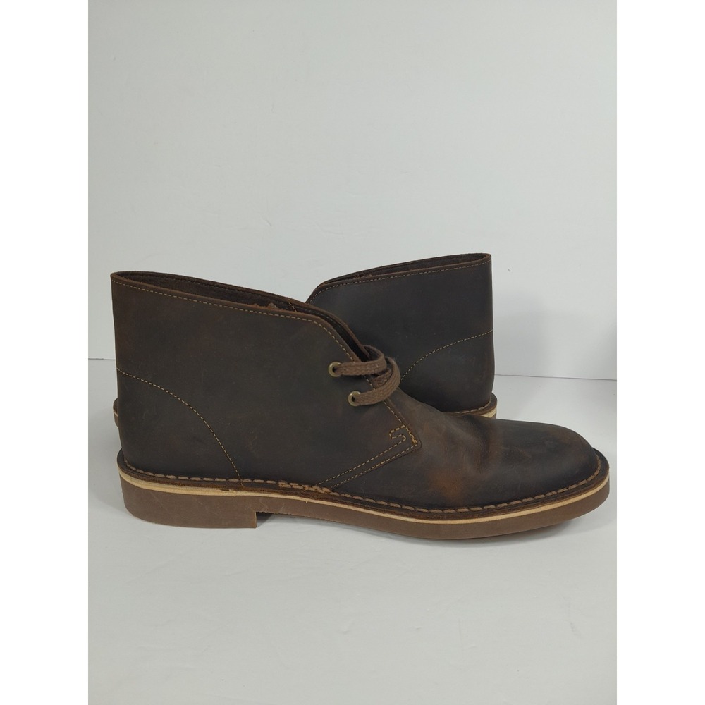 Clarks Men's Bushacre Chukka Boot Beeswax Brown Mens 8 M - Picture 7 of 10